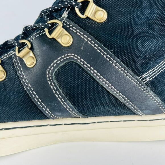 Timberland Dauset Hiker Canvas Hi Top Ankle Boots Sneakers Shoes Black Men 13 main image 7